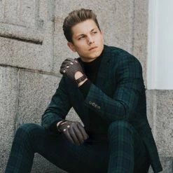 Coupon 💯 Fratelli Orsini Mario (dark Brown) - Lambskin Leather Driving Gloves & Touchscreen ❤️ 15 Fratelli Orsini Mario (dark Brown) - Lambskin Leather Driving Gloves & Touchscreen