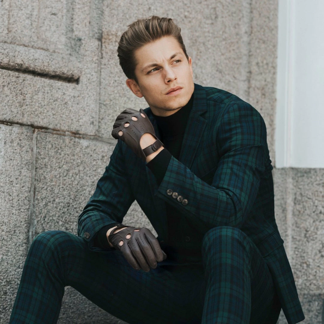 Coupon 💯 Fratelli Orsini Mario (dark Brown) - Lambskin Leather Driving Gloves & Touchscreen ❤️ 5 Fratelli Orsini Mario (dark Brown) - Lambskin Leather Driving Gloves & Touchscreen