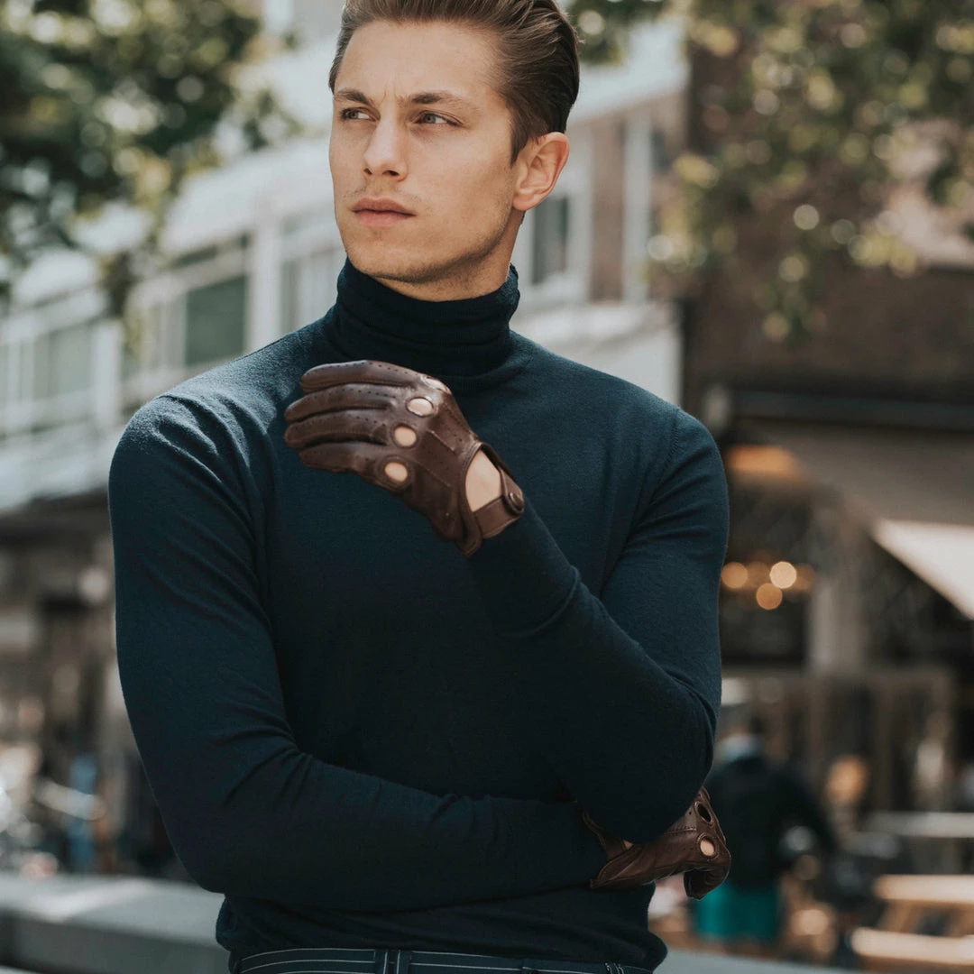 Buy ๐งจ Fratelli Orsini Mario (brown) - Lambskin Leather Driving Gloves โจ 9 Fratelli Orsini Mario (brown) - Lambskin Leather Driving Gloves