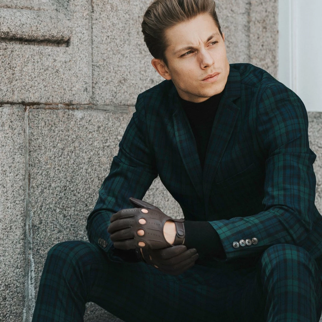 Coupon 💯 Fratelli Orsini Mario (dark Brown) - Lambskin Leather Driving Gloves & Touchscreen ❤️ 8 Fratelli Orsini Mario (dark Brown) - Lambskin Leather Driving Gloves & Touchscreen