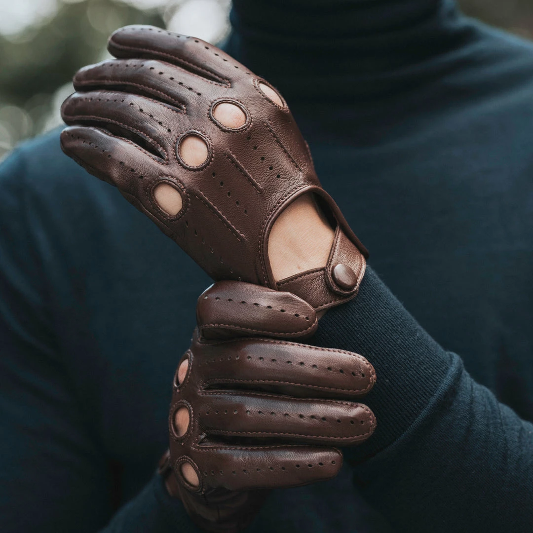 Buy ๐งจ Fratelli Orsini Mario (brown) - Lambskin Leather Driving Gloves โจ 10 Fratelli Orsini Mario (brown) - Lambskin Leather Driving Gloves