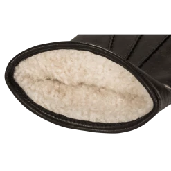 Fratelli Orsini Aldo (black) - Lambskin Leather Gloves With Lambswool Lining & Touchscreen