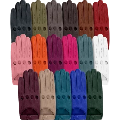 Fratelli Orsini Alessa (berry) - Lambskin Leather Driving Gloves Women's Gloves