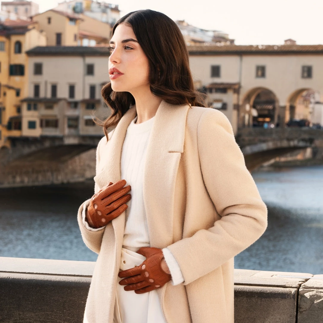 Buy ๐ Fratelli Orsini Alessa (cognac) - Lambskin Leather Driving Gloves ๐ฉ Women's Gloves ๐งจ 7 Fratelli Orsini Alessa (cognac) - Lambskin Leather Driving Gloves Women's Gloves