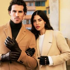 Fratelli Orsini Alessa (black) - Lambskin Leather Driving Gloves Women's Gloves