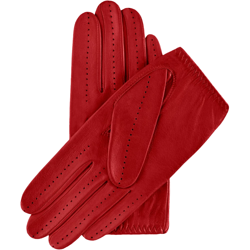 Deals ✔️ Fratelli Orsini Alessa (red) - Lambskin Leather Driving Gloves 🔔 4 Fratelli Orsini Alessa (red) - Lambskin Leather Driving Gloves