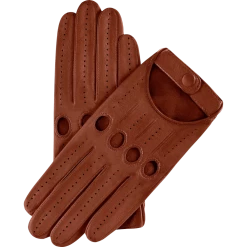 Fratelli Orsini Alessa (cognac) - Lambskin Leather Driving Gloves Women's Gloves