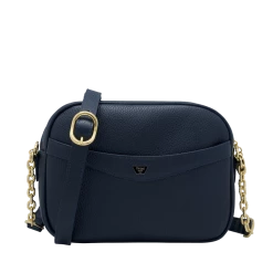 Fratelli Orsini Leather Bags Alessandra - Calf Leather Women’s Bag With Cross-body Strap In Metal And Leather Chain