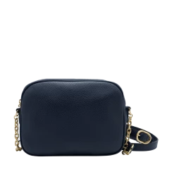 Fratelli Orsini Leather Bags Alessandra - Calf Leather Women’s Bag With Cross-body Strap In Metal And Leather Chain