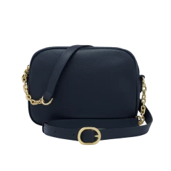 Fratelli Orsini Leather Bags Alessandra - Calf Leather Women’s Bag With Cross-body Strap In Metal And Leather Chain