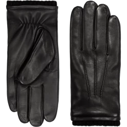 Fratelli Orsini Men's Gloves Alessandro (black) - Lambskin Leather Gloves With Cashmere Lining & Touchscreen