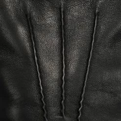 Fratelli Orsini Men's Gloves Alessandro (black) - Lambskin Leather Gloves With Cashmere Lining & Touchscreen
