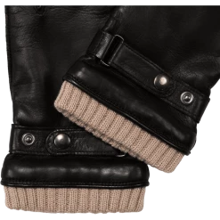 Fratelli Orsini Alonzo (black) - Lambskin Leather Gloves With Cashmere Lining & Touchscreen