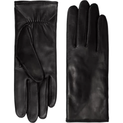 Fratelli Orsini Women's Gloves Bella (black) - Lambskin Leather Gloves With Lambswool Lining & Touchscreen