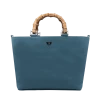 Flash Sale 🤩 Fratelli Orsini Fiammetta - Calf Leather 👩 Women’s 👜 Handbag With Bamboo Handles 🛒 1 Fratelli Orsini Fiammetta - Calf Leather Women’s Handbag With Bamboo Handles