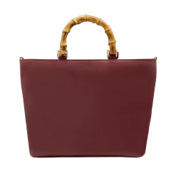 Deals 🧨 Fratelli Orsini Leather Bags Fiorenza - Calf Leather 👩 Women’s 👜 Handbag With Bamboo Handles ❤️ 18 Fratelli Orsini Leather Bags Fiorenza - Calf Leather Women’s Handbag With Bamboo Handles