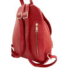 Fratelli Orsini Francesca - Calf Leather Women’s Backpack With Shoulder Straps And Handle