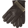 Fratelli Orsini Giovanni (brown) - Lambskin Leather Gloves With Cashmere Lining & Touchscreen Men's Gloves