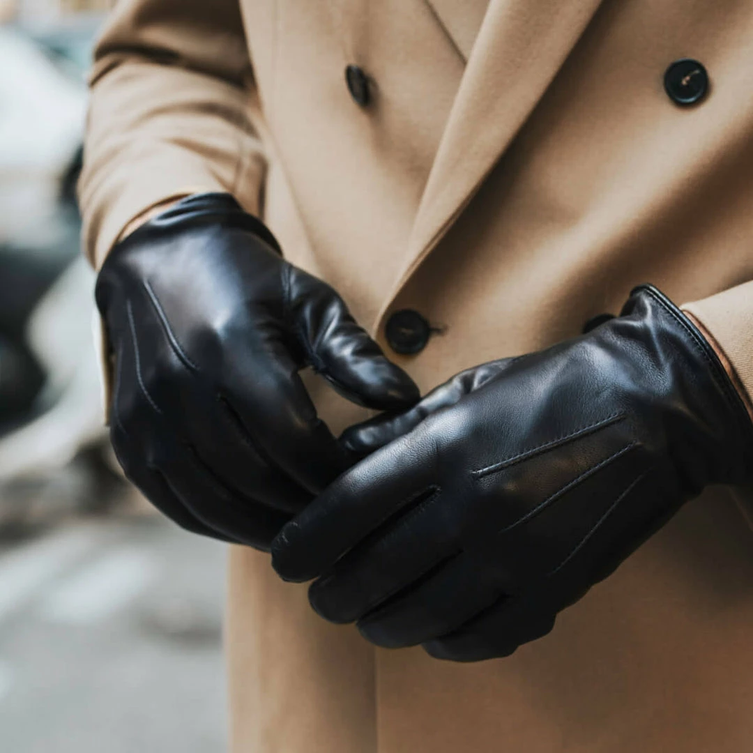Flash Sale ❤️ Fratelli Orsini Giovanni (black) - Lambskin Leather Gloves With Cashmere Lining ⭐ 8 Fratelli Orsini Giovanni (black) - Lambskin Leather Gloves With Cashmere Lining