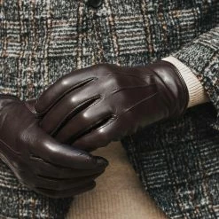 Wholesale ๐ฅฐ Fratelli Orsini Giovanni (brown) - Lambskin Leather Gloves With Cashmere Lining Men's Gloves ๐ 18 Fratelli Orsini Giovanni (brown) - Lambskin Leather Gloves With Cashmere Lining Men's Gloves