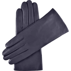 Fratelli Orsini Isabella (navy) - Lambskin Leather Gloves With Cashmere Lining & Touchscreen Women's Gloves
