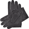 Fratelli Orsini Men's Gloves Leonardo (black) - American Deerskin Leather Driving Gloves