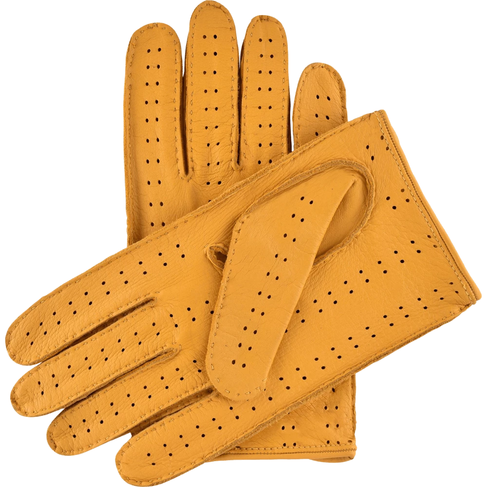 Best Sale π Fratelli Orsini Leonardo (yellow) - American Deerskin Leather Driving Gloves Men's Gloves π 4 Fratelli Orsini Leonardo (yellow) - American Deerskin Leather Driving Gloves Men's Gloves