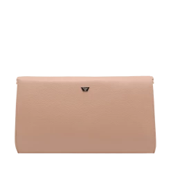 Fratelli Orsini Leather Bags Livia - Calf Leather Women’s Clutch Handbag With Detachable Shoulder Strap