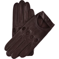 Fratelli Orsini Mario (dark Brown) - Lambskin Leather Driving Gloves & Touchscreen