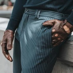 Fratelli Orsini Mario (brown) - Lambskin Leather Driving Gloves & Touchscreen