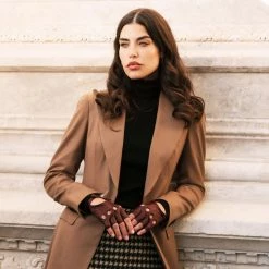 Fratelli Orsini Rossana (cordovan) - Lambskin Leather Driving Gloves