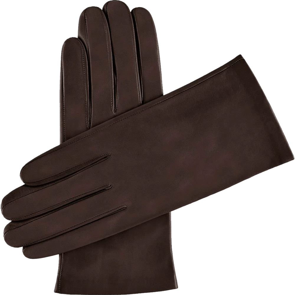 Cheap ๐ Fratelli Orsini Sofia (Dark Brown) - Lambskin Leather Gloves With Silk Lining ๐ 3 Fratelli Orsini Sofia (Dark Brown) - Lambskin Leather Gloves With Silk Lining