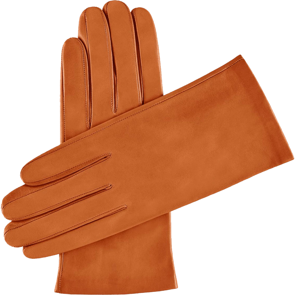 Top 10 ✨ Fratelli Orsini 👩 Women's Gloves Sofia (cognac) - Lambskin Leather Gloves With Silk Lining 🥰 3 Fratelli Orsini Women's Gloves Sofia (cognac) - Lambskin Leather Gloves With Silk Lining